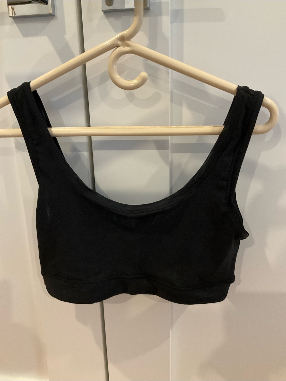 SKIMS Black Scoop-Back  Bralette